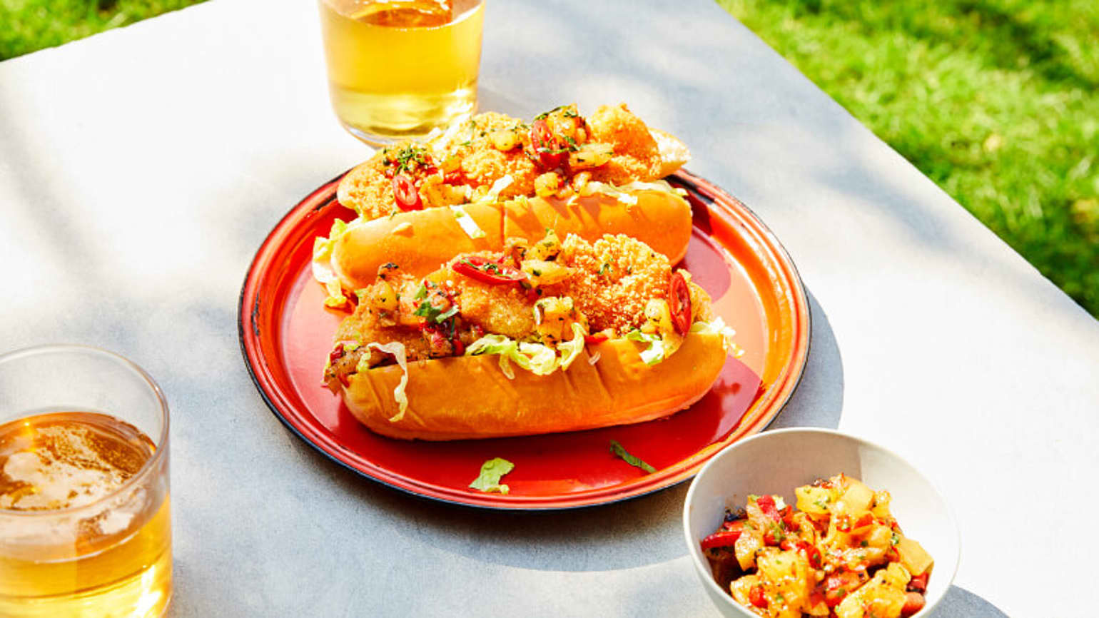 BBQ Po' Boy Prawn Rolls Mexican Grilled Prawns Old El Paso AU